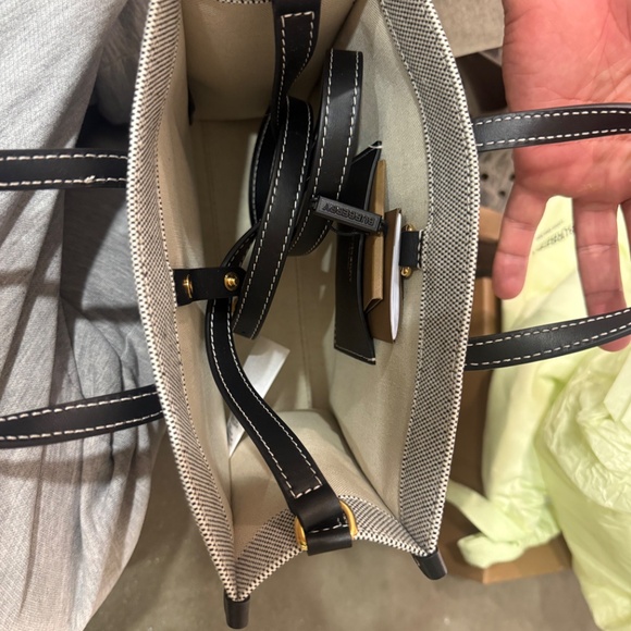 Burberry Mini Two-Tone Canvas Tote - Picture 5 of 13